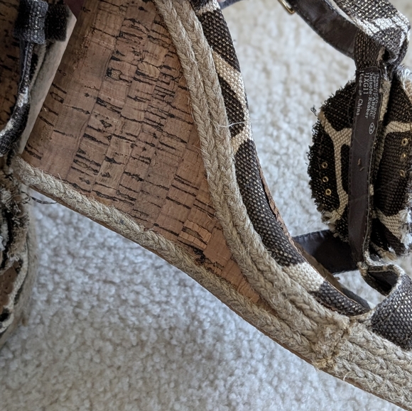 Naughty Monkey Cork Embroidered Sandals - Picture 8 of 11